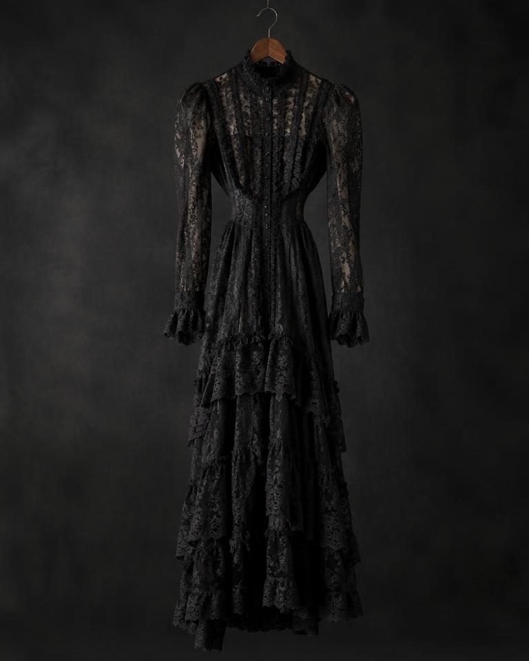 Vintage 90s Goth Gown